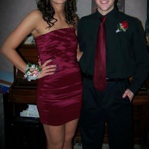 Maroon Bodycon Dress